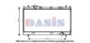 AKS DASIS 5019213 Radiator, engine cooling